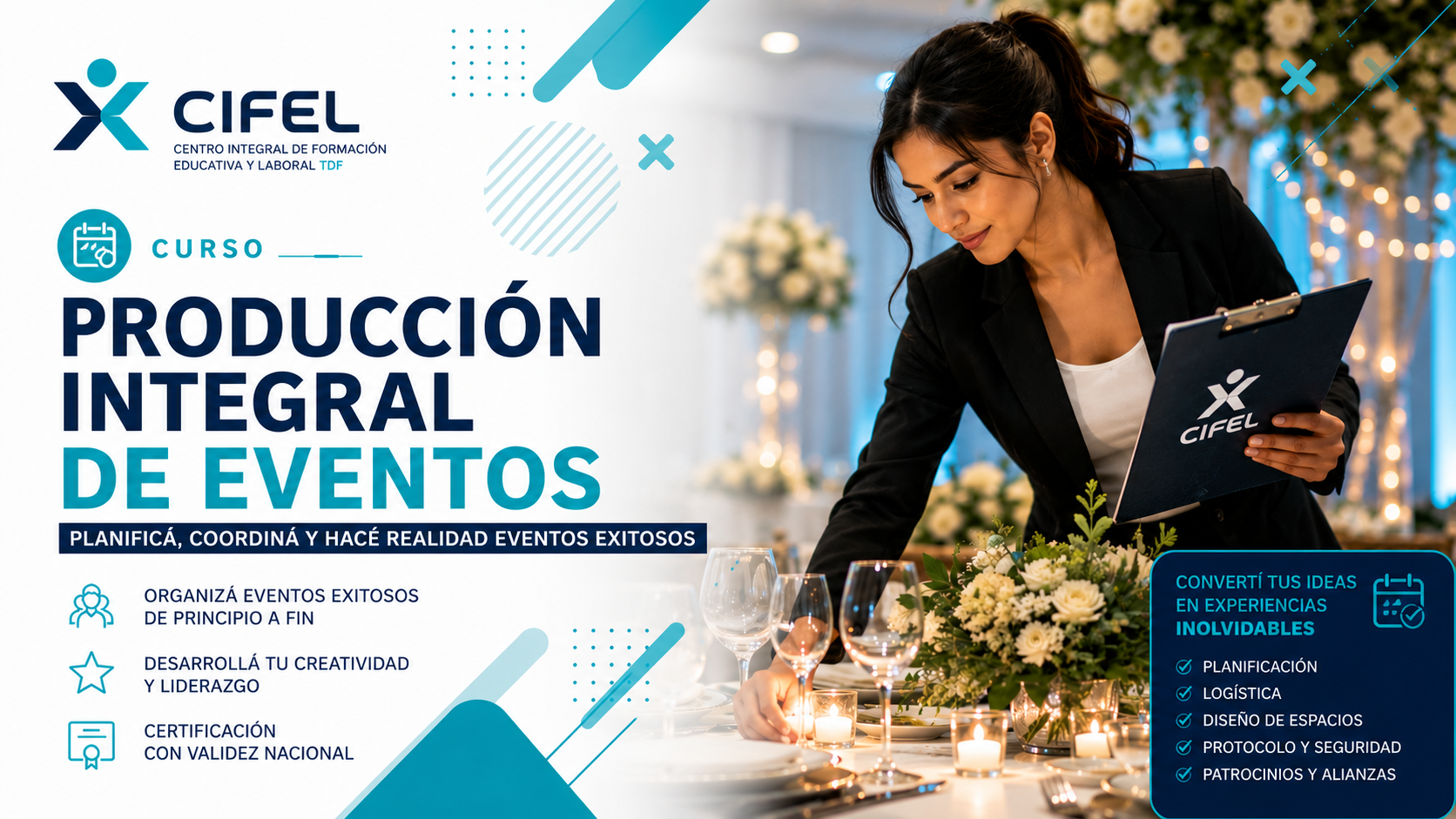 Organización y planificación de un evento profesional